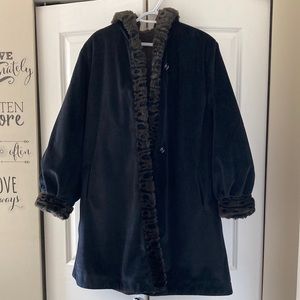 Reversible winter coat